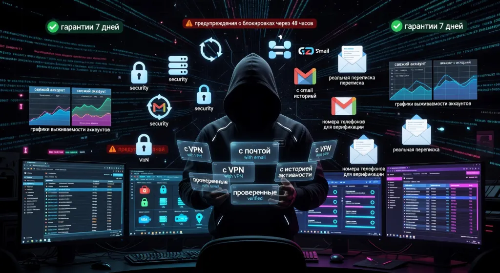 Где безопасно купить Gmail-аккаунты с почтой, VPN и проверкой